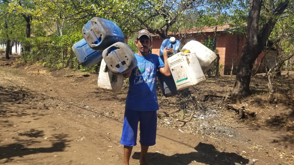 Comunidad de León sin agua por sequía Nicaragua Investiga