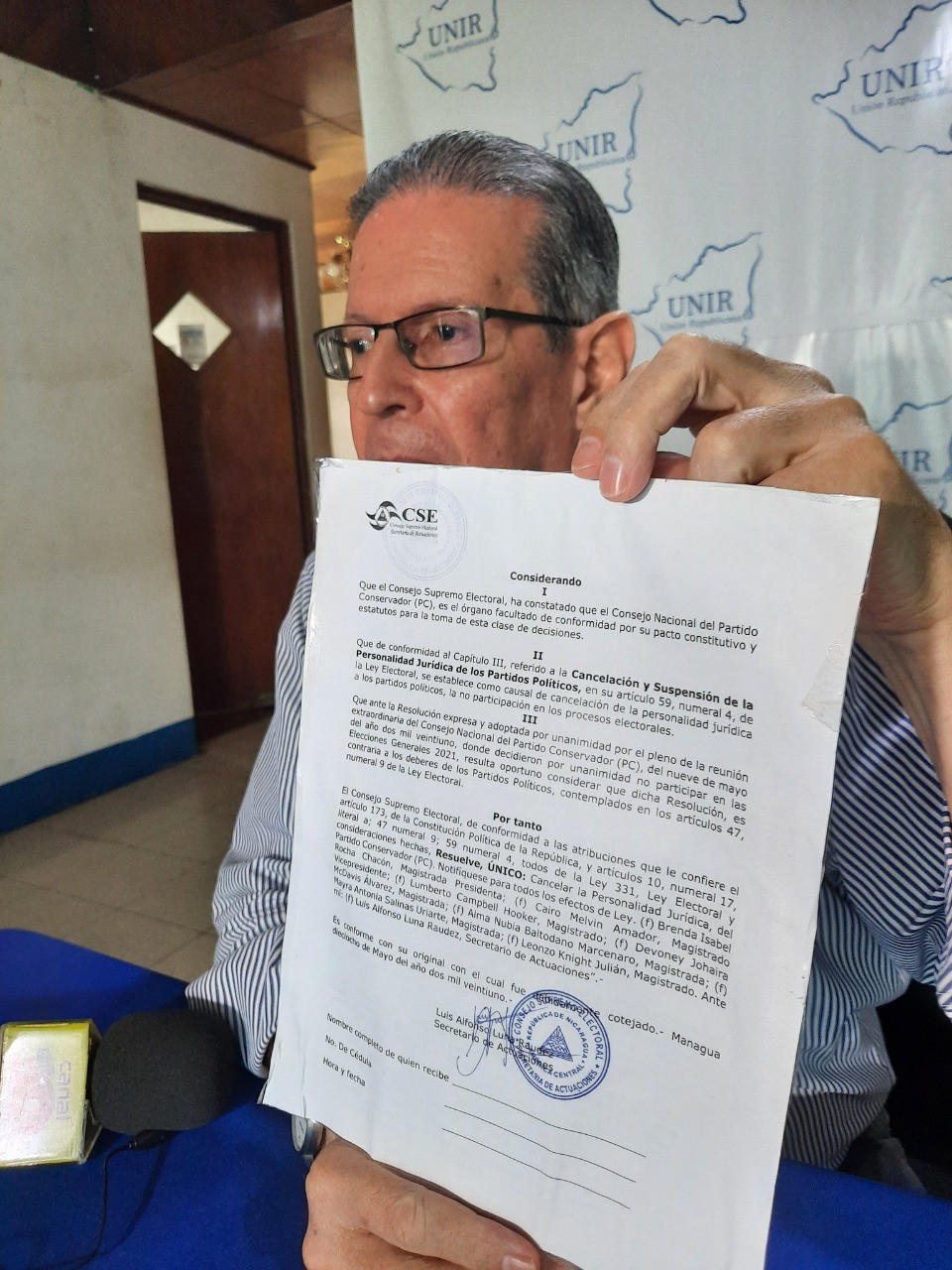 Cse Cancela Personer A Jur Dica Al Partido Conservador Nicaragua