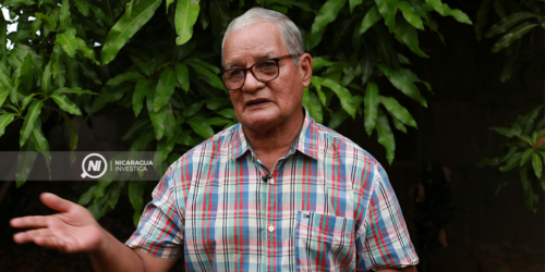 Luis Fley, dirigente opositor de la organización FDN- ExContra nicaragüense.