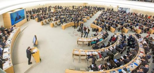 Consejo Permanente de Derechos Humanos de la ONU que celebra su 52º periodo ordinario de sesiones del 27 de febrero al 31 de marzo en Ginebra.