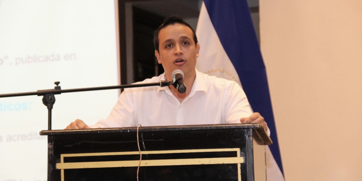 Douglas Castro Quezada, integrante de la Alianza Universitaria Nicaragüense (AUN). Foto: La Prensa/ Archivo.