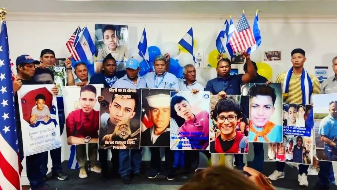 Lanzamiento de la plataforma opositora "Sumemos por Nicaragua". 5 de agosto, 2023. EEUU. Foto: Redes sociales.