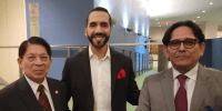 Nayib Bukele se reúne con delegados del régimen de Daniel Ortega
