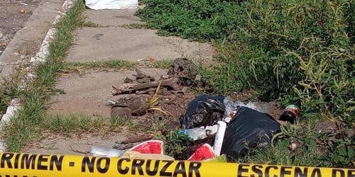 Osamenta encontrada en las Américas Dos, Managua, 8 de septiembre de 2023. Foto: La Prensa / Cortesía.