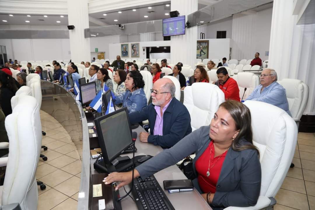 Diputados ante la Asamblea Nacional de Nicaragua, al servicio de Daniel Ortega. Foto: Asamblea Nacional de Nicaragua / Archivo.