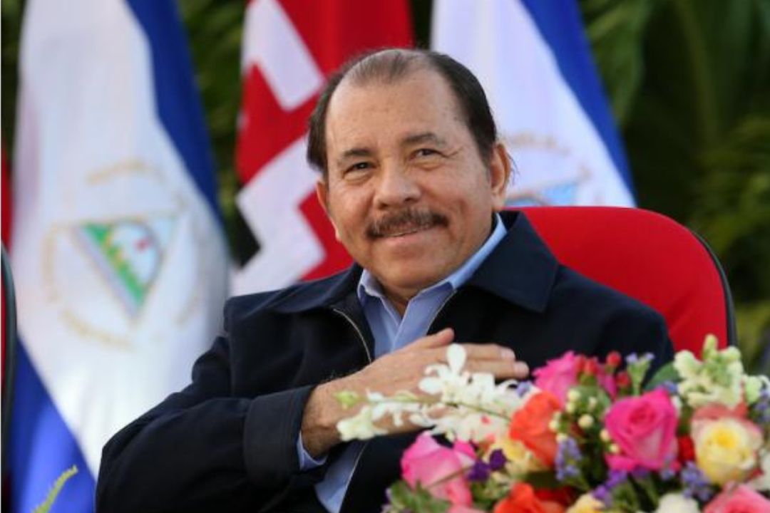 Daniel Ortega, dictador de Nicaragua. Foto: Prensa oficialista.