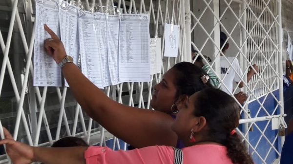Ciudadanos de la Costa Caribe participando en las elecciones regionales 2019. Foto: Prensa oficialista.