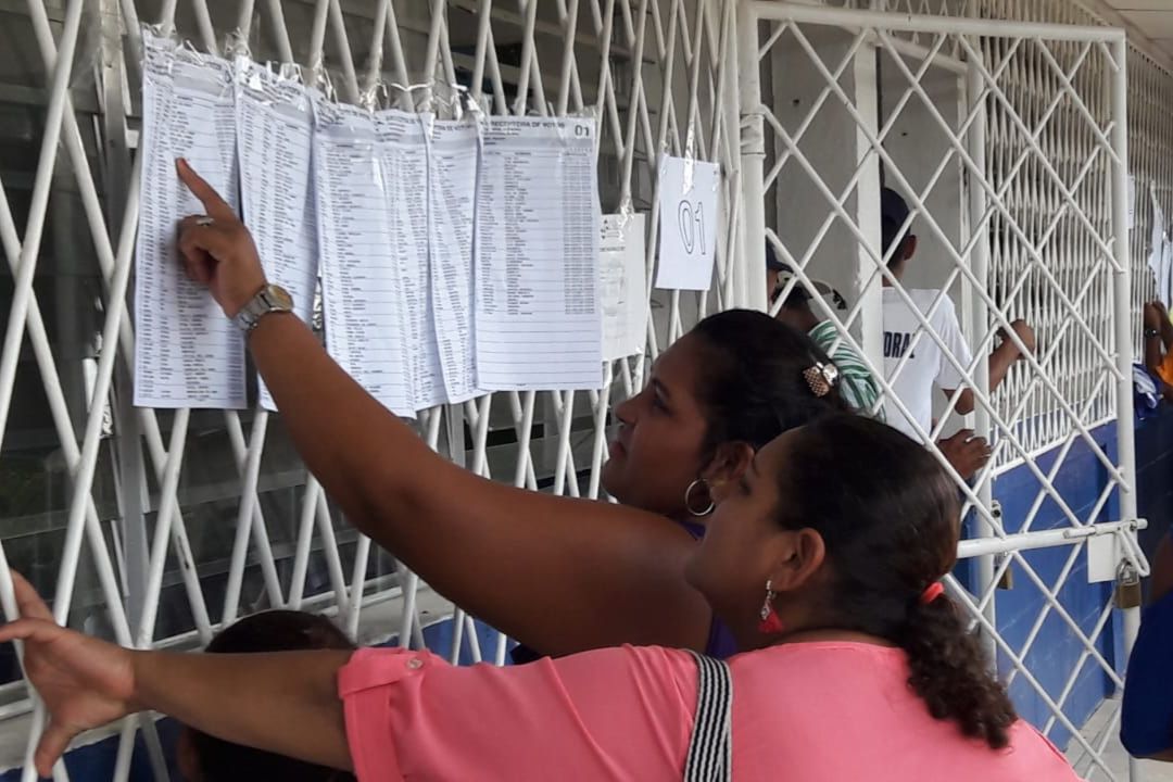 Ciudadanos de la Costa Caribe participando en las elecciones regionales 2019. Foto: Prensa oficialista.