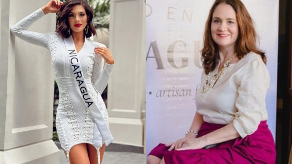 Sheynnis Palacios Cornejo, Miss Universo 2023, y Karen Celebertti, exdirectora de Miss Nicaragua. Fotos: Redes sociales.