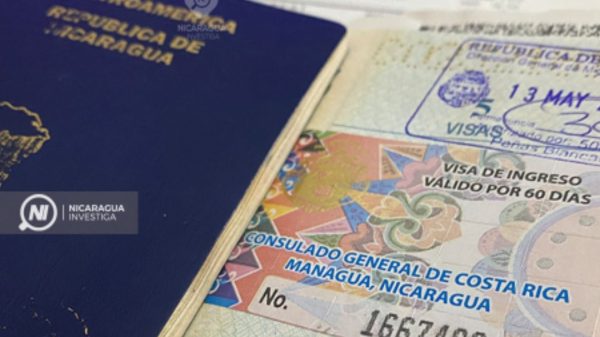Pasaporte de Nicaragua. Foto: Nicaragua Investiga.