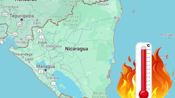 Temperaturas superan las normas históricas en algunas partes de Nicaragua