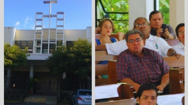 Sixto Ulloa, durante un oficio religioso en la PIBM.