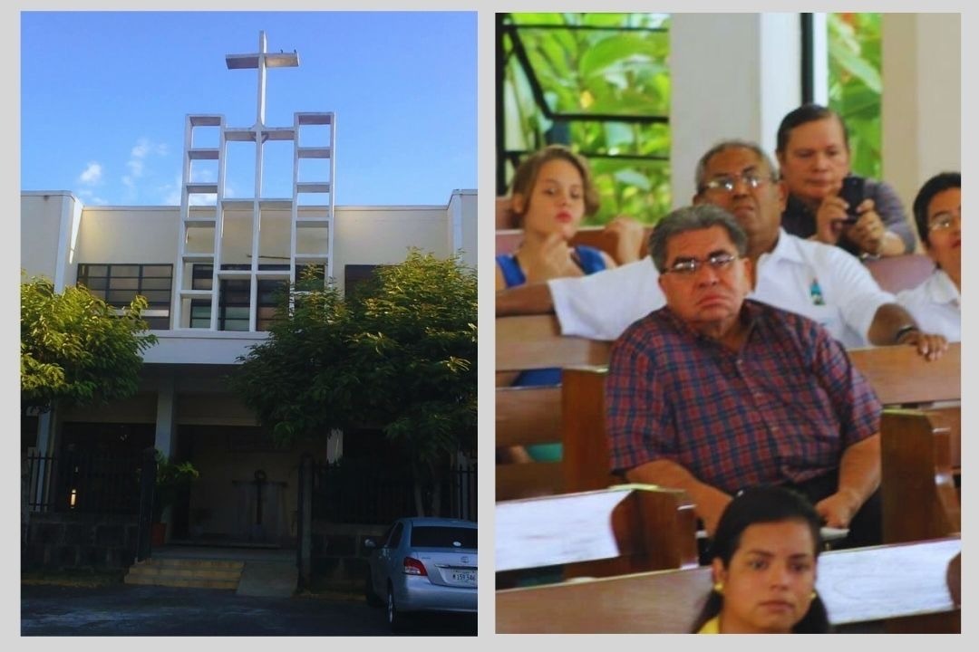 Sixto Ulloa, durante un oficio religioso en la PIBM.