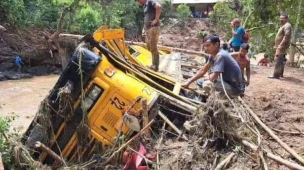 Las fuertes lluvias en Nicaragua provocan el desborde de ríos y colapso de carreteras