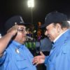 El nuevo comisionado general Abel Herrera Castillo, que ascendió Ortega durante el 45 aniversario de la Policía.