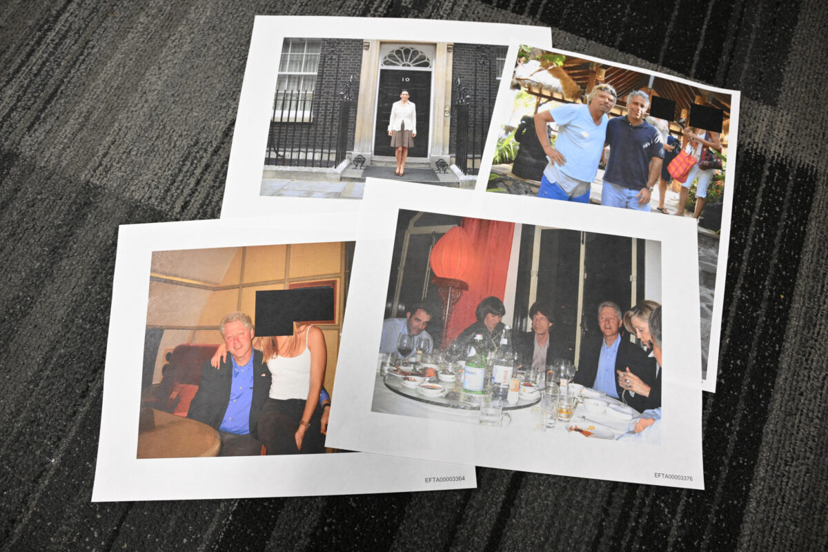 Gobierno Trump publica parte de los documentos del caso Epstein: caras famosas y páginas censuradas