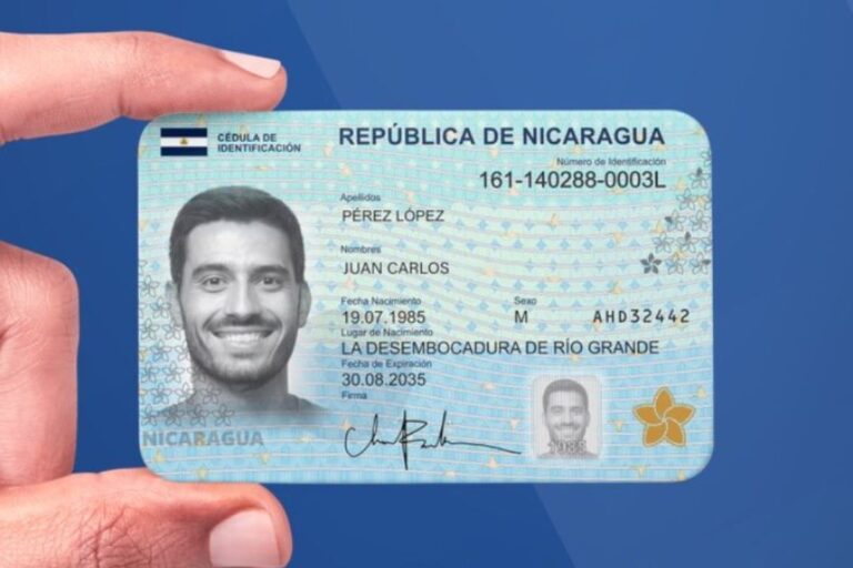 Conoce el nuevo formato de la cédula en Nicaragua a partir del 21 de ...